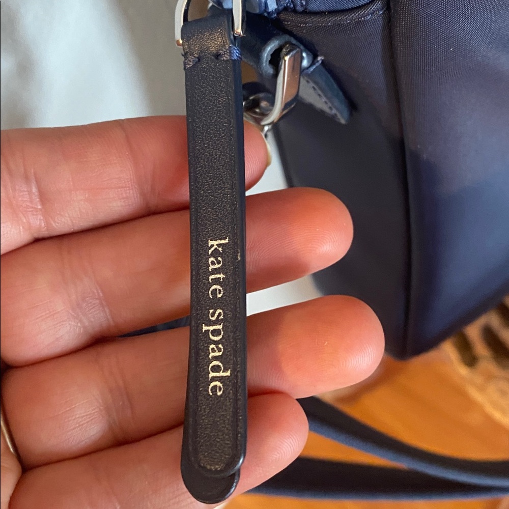 💙♠️KATE SPADE NEW YORK Jae Dark Navy Blue Nylon Laptop Shoulder Bag 💙 - Picture 4 of 15